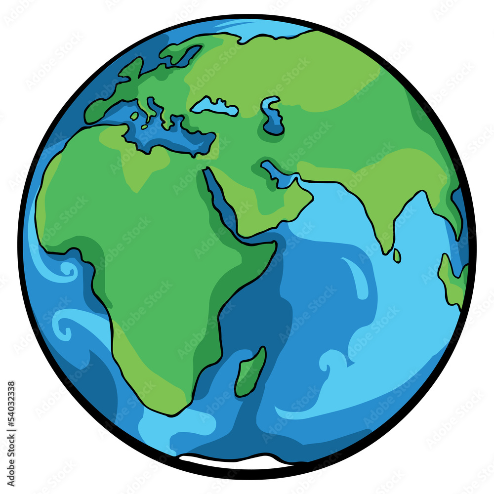 vector cartoon globe vector cartoon globe