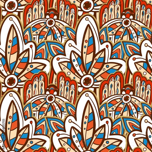 American Indian seamless pattern