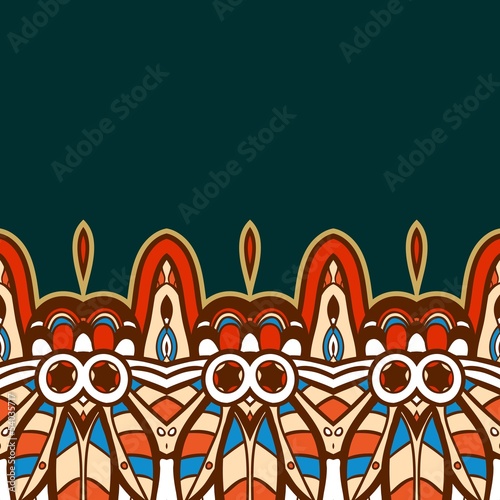 American Indian seamless pattern
