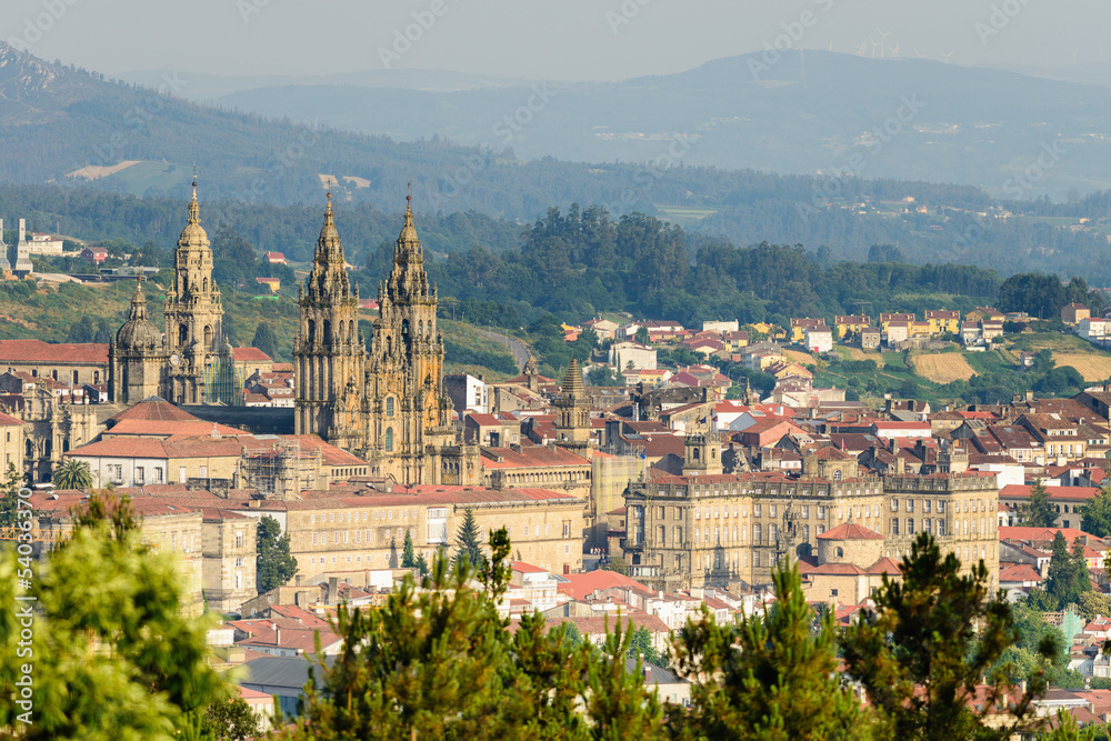 Catedral de Santiago de Compostela desde Pedroso