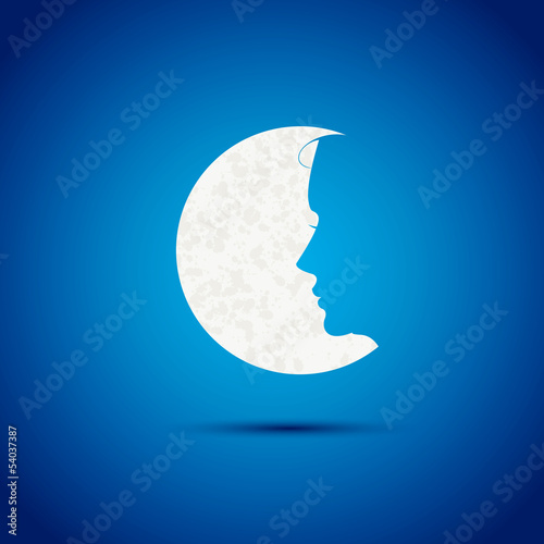 lune et profil