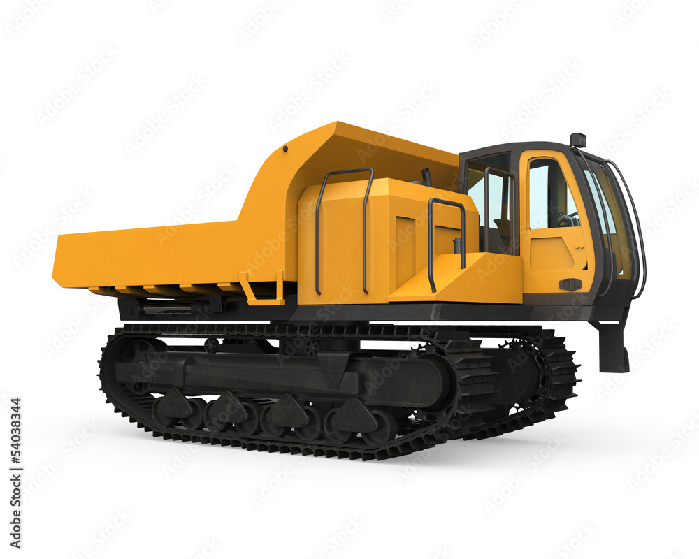 Fototapeta premium Rubber Track Crawler Carrier