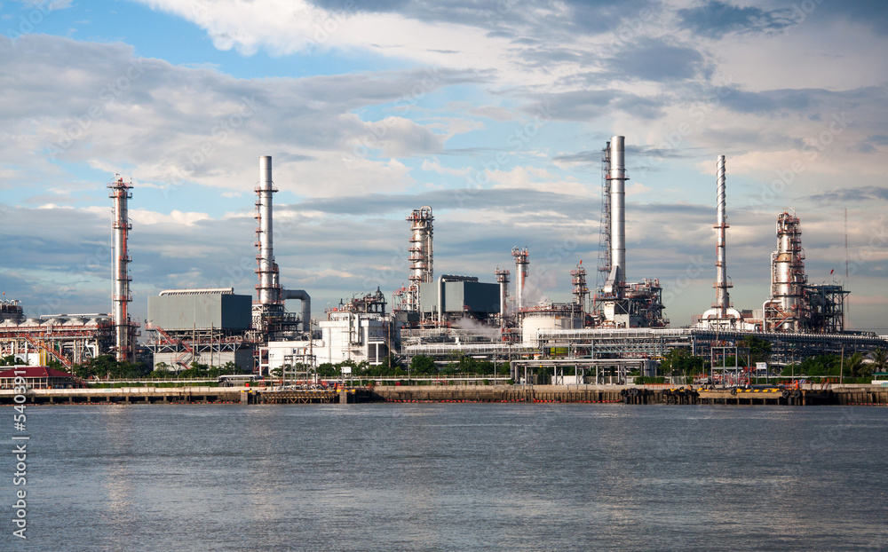 Oil refinery factory at Thailand