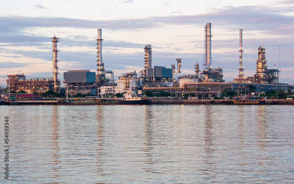 Oil refinery factory at Thailand