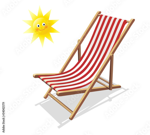 Sonnenstuhl und Sonne