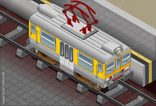 Isometric Electric Train