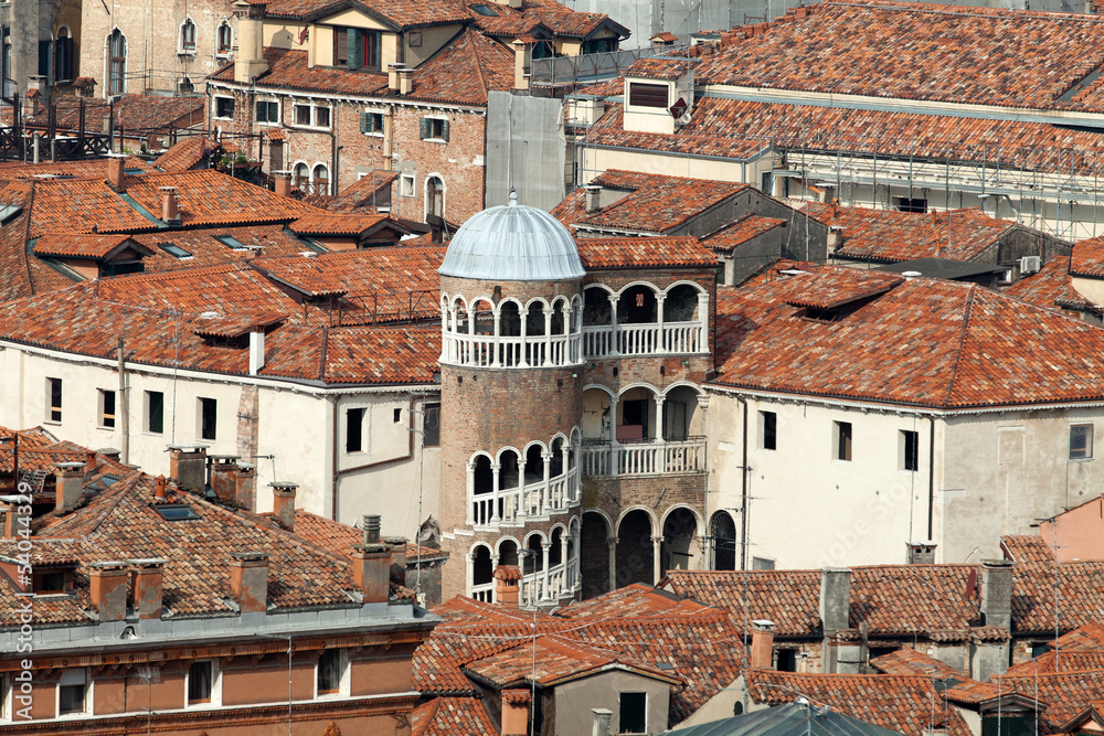 Naklejka premium The Scala Contarini del Bovolo in Venice, Italy