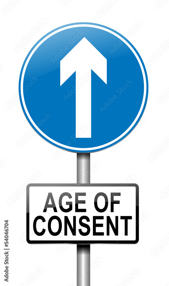 Under age concept. Under age concept.