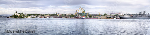 sea bay at Sevastopol city, Crimea, Ukraine © boule1301