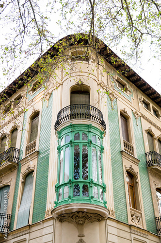 balcony in Xativa, Valencia, Spain photo