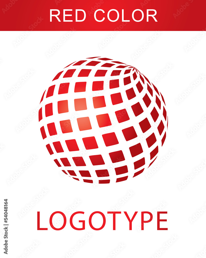 logotype red color