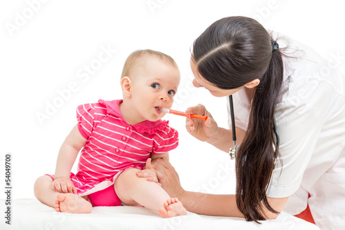 doctor giving remedy to kid...