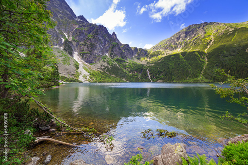 Fototapeta samoprzylepna Oko jeziora Morza w Tatrach, Polska