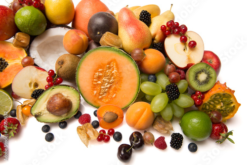 Background of fresh fruits