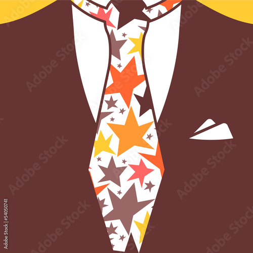 Gentleman tie pattern seamless texture
