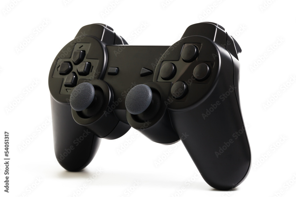 Game controller isolated on white background Game controller isolated on white background
