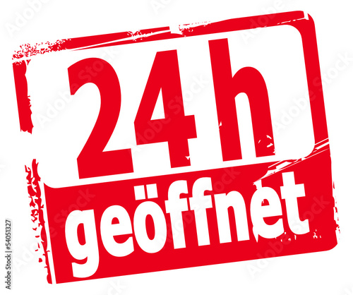 24 h geöffnet