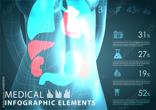 medical infographic elements