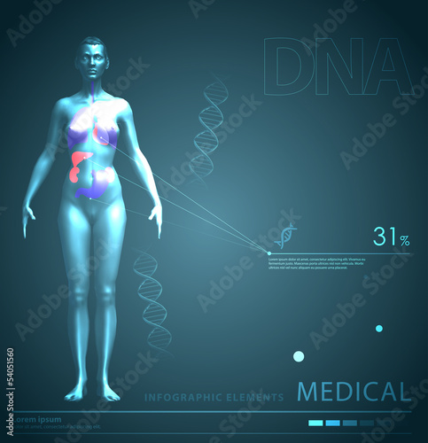 medical infographic elements