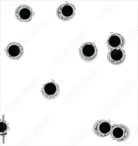 Bullet holes