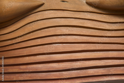 Piso de madera ondulado photo