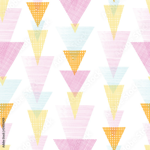 Vector overlayed triangles stripes seamless pattern background