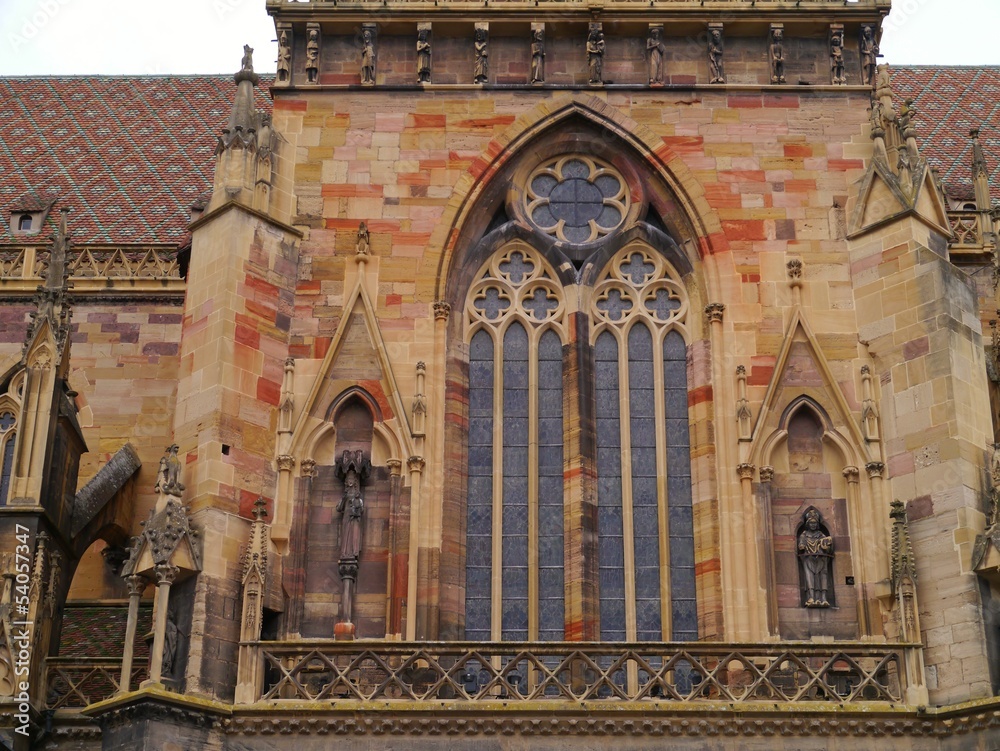The Saint Martins cathedral in Colmar in the Alsace