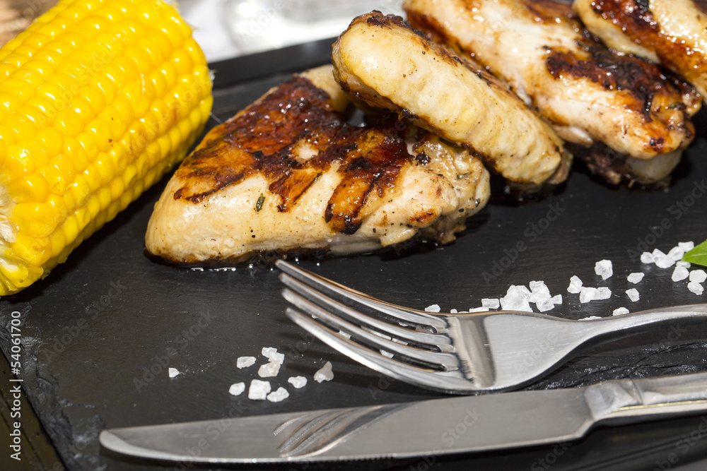 chicken wings are grilled chicken wings are grilled