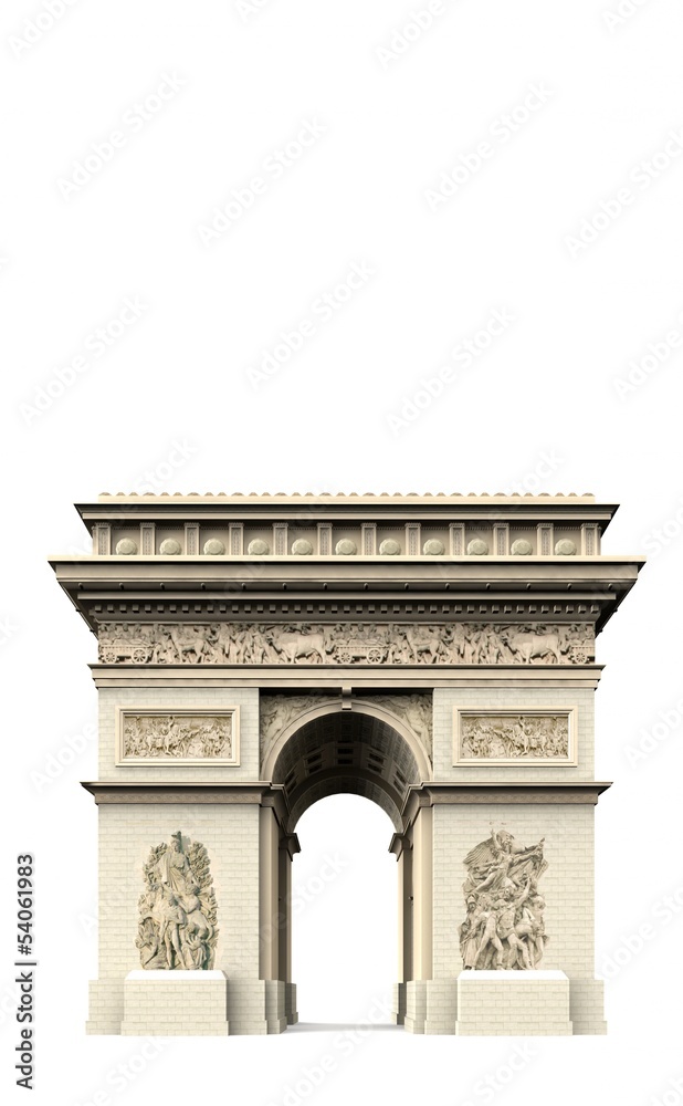 Obraz premium Arc de Triomphe, Paris