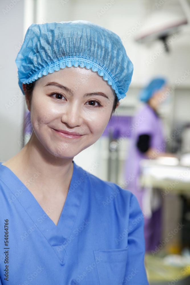 Female veterinarian, portrait Female veterinarian, portrait