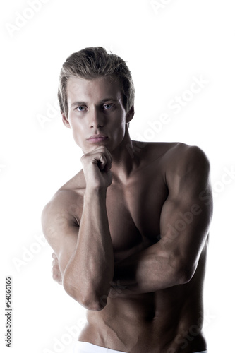 Portrait of sexy self-confident man