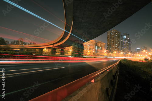 Highway bridge at Night