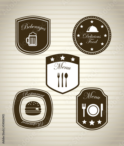 restaurant icons photo