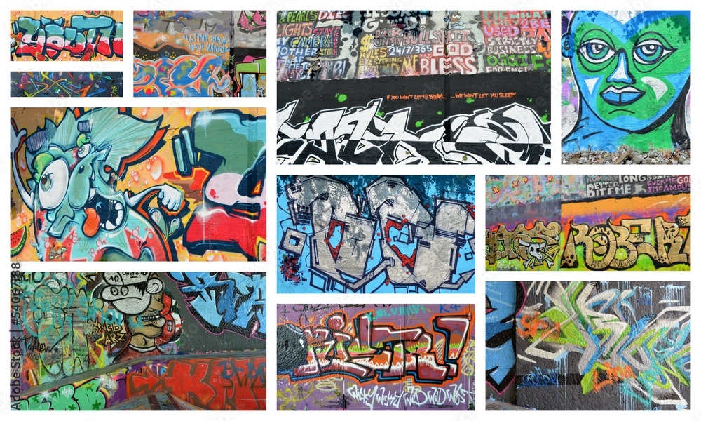collage...graffiti
