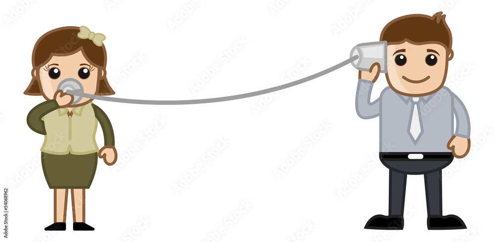 Helpline - Connecting Concept - Vector Illustration Helpline - Connecting Concept - Vector Illustration