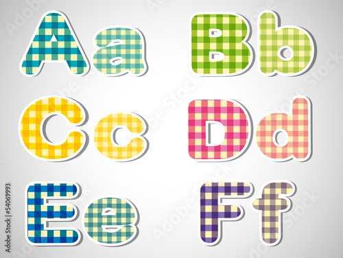 Six letters in alphabetical order