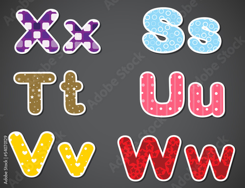 Six different letters