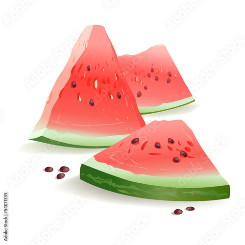slices of watermelon