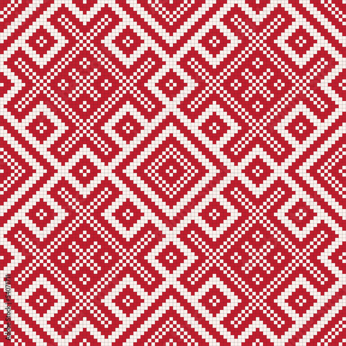Ethnic slavic seamless pattern#2