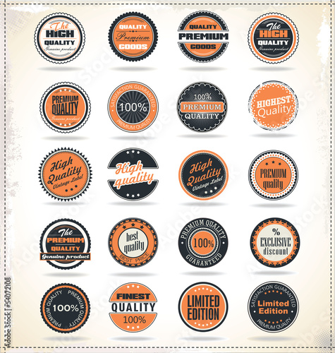 Premium quality labels