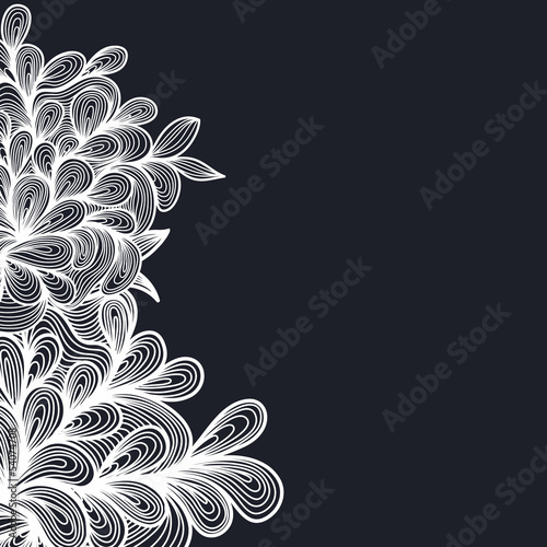 abstract floral background white