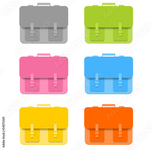 Set de Cartables de couleurs