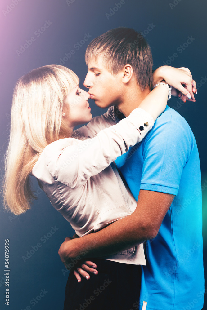 Fototapeta premium Young beautiful couple