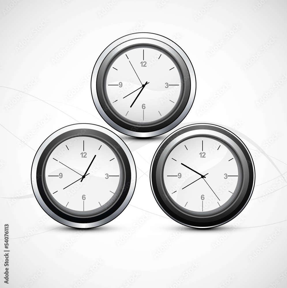 metal shiny watches design vector metal shiny watches design vector