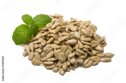 Sunflower seeds with mint
