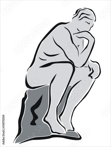 estatua del pensador