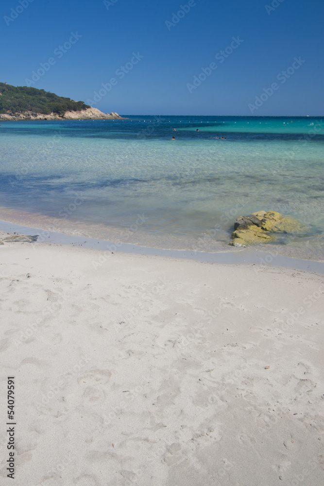 The Bay of Cala Granu in Sardinia