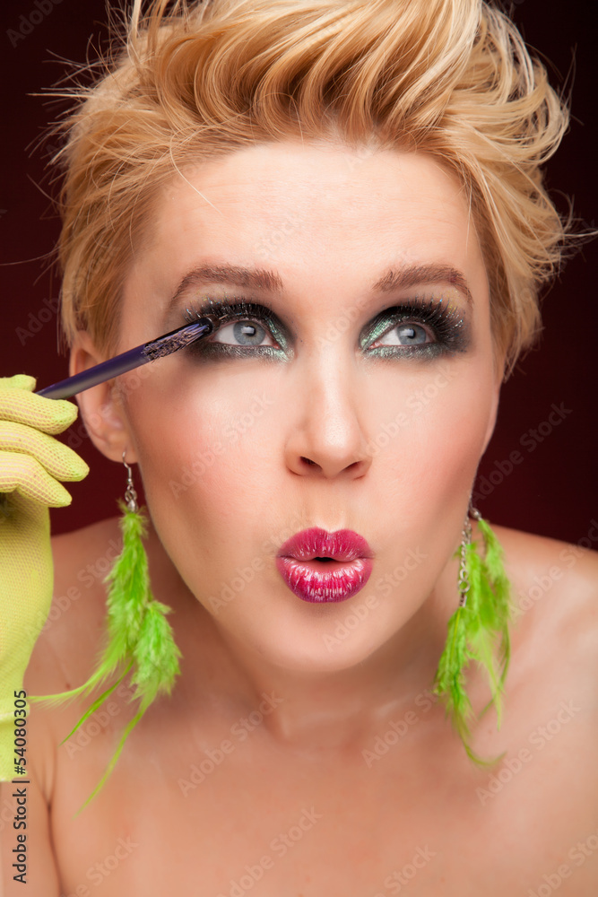 Makeup. Cosmetic. Base for Perfect Make-up.Applying Make-up Makeup. Cosmetic. Base for Perfect Make-up.Applying Make-up