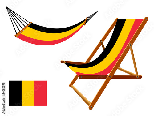 belgium hammock and deck chair set