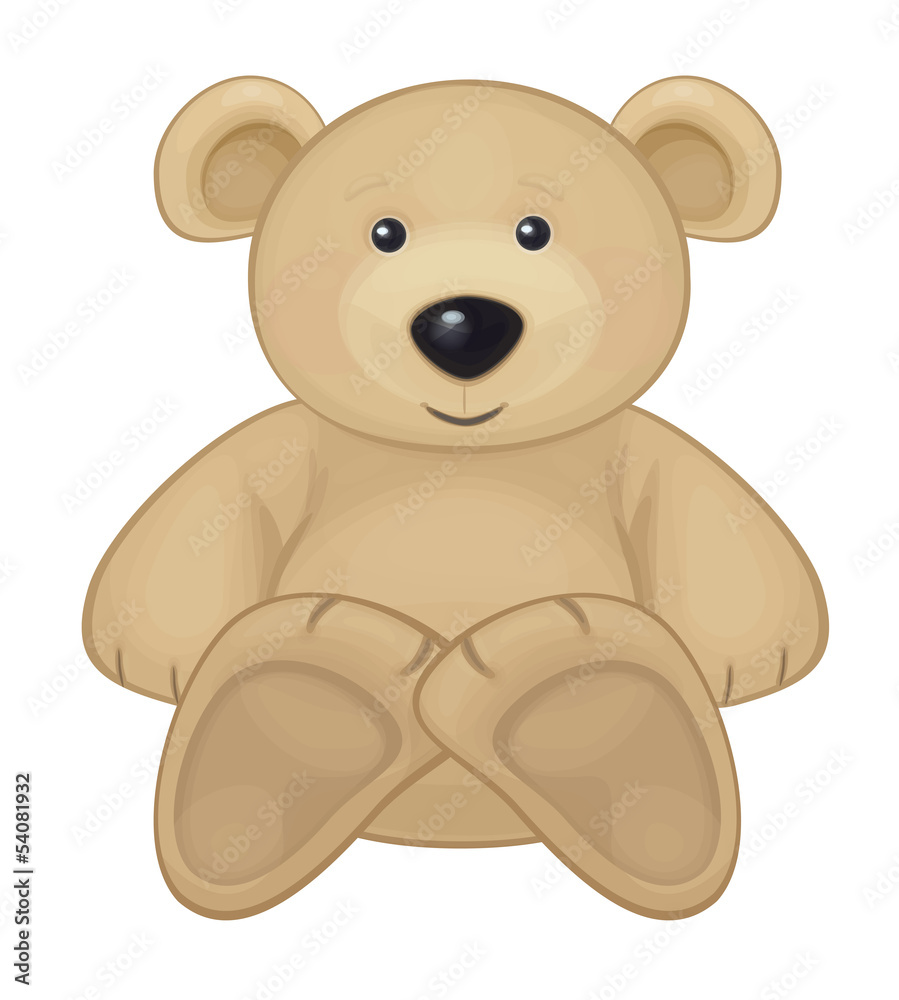 Vector of cute bear. Vector of cute bear.